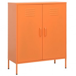 Sonata H Шкаф за съхранение, оранжев, 80х35х101,5 см, стомана - Dulapuri