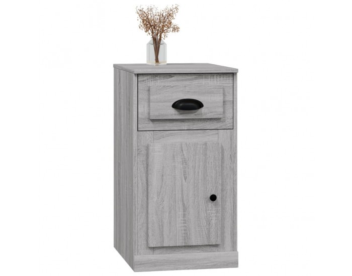Sonata H Страничен шкаф с чекмедже сив сонома 40x50x75см инженерно дърво