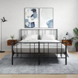 Sonata H Нощни шкафчета за стенен монтаж, 2 бр, опушен дъб, 35x35x20 см - Dulapuri