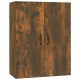 Sonata H Окачен шкаф, Опушен дъб, 69,5x34x90 см, инженерно дърво