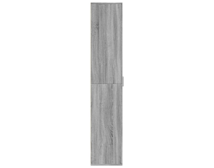 Sonata Dulap înalt, gri sonoma, 60x35x180 cm, lemn prelucrat