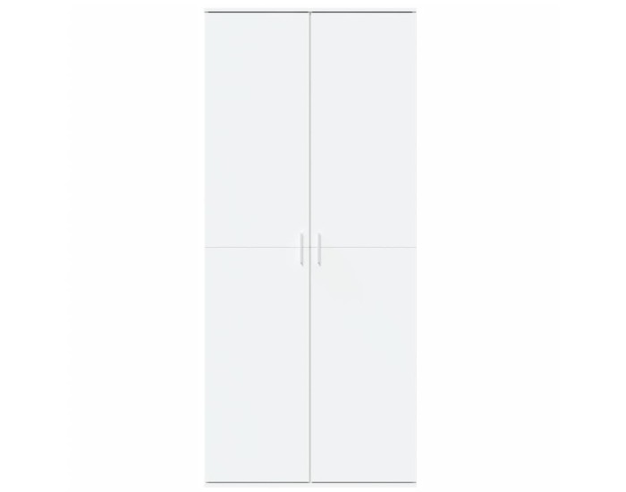 Sonata Dulap înalt, alb, 80x35x180 cm, lemn prelucrat