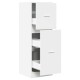 Sonata Dulap de farmacie, alb, 40x41x118 cm, lemn prelucrat