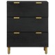 Sonata Dulap, negru, 60x33x75 cm, lemn prelucrat