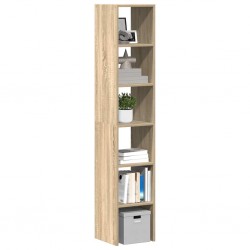 Sonata H Библиотеки 2 бр стифиращи дъб сонома 30x30x80см инженерно дърво - Dulapuri