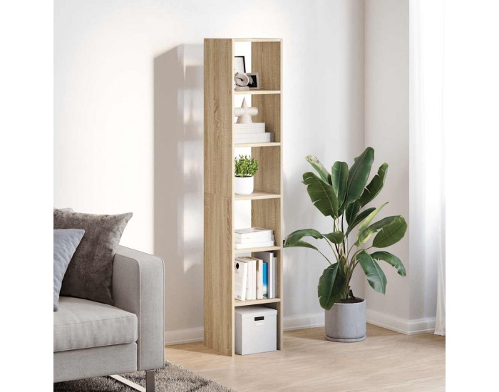 Sonata H Библиотеки 2 бр стифиращи дъб сонома 30x30x80см инженерно дърво