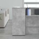 Sonata Dulap de depozitare, gri beton, 50x45x103,5 cm, lemn prelucrat