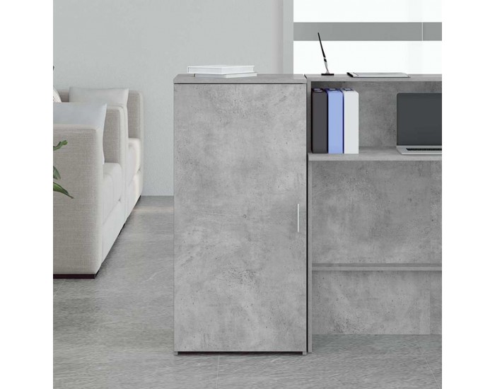 Sonata H Шкаф за съхранение бетонно сив 50x45x103,5 см инженерно дърво
