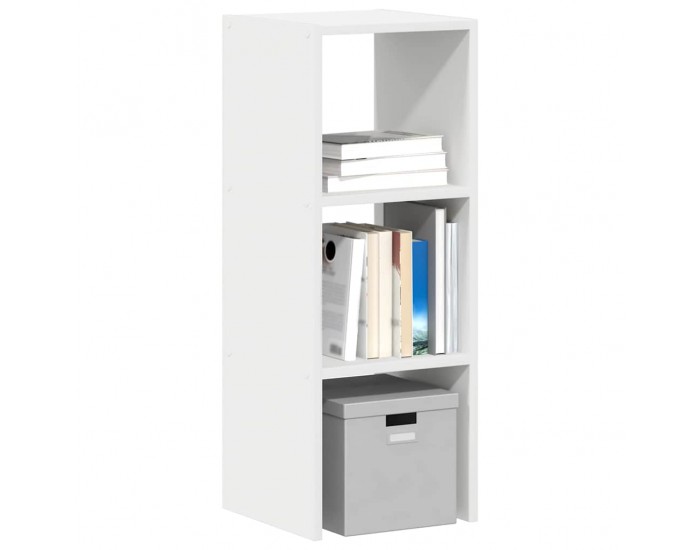 Sonata H Стелаж за книги с възможност за подреждане в бяло 30x30x80 cm