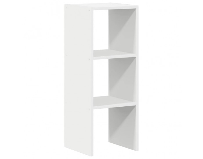 Sonata H Стелаж за книги с възможност за подреждане в бяло 30x30x80 cm
