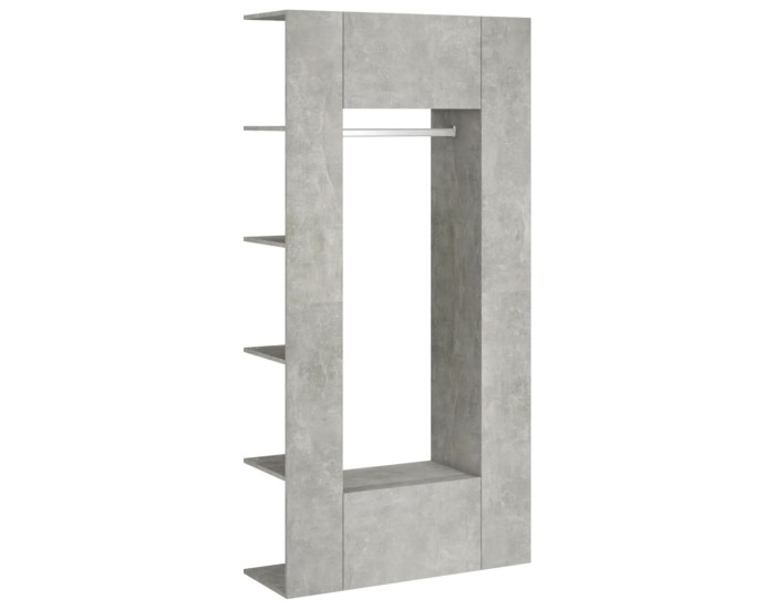 Sonata Dulapuri de hol, 2 buc., gri beton, lemn prelucrat