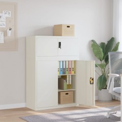 Sonata H Шкаф за папки бял 90x40x130 см стомана - Dulapuri