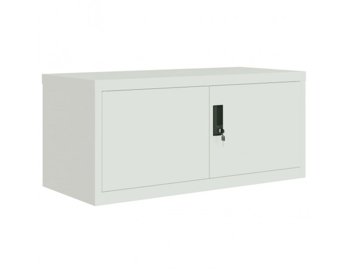 Sonata H Шкаф за папки сив 90x40x145 см стомана