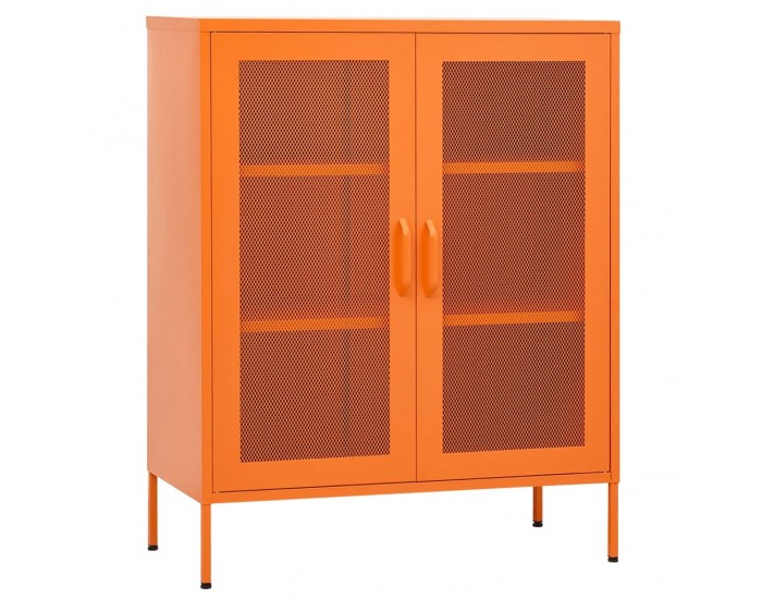 Sonata H Шкаф за съхранение, оранжев, 80х35х101,5 см, стомана