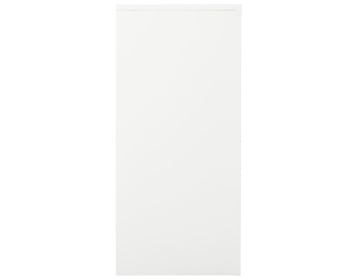 Sonata Dulap cu ușă glisantă, alb, 90x40x90 cm, oțel