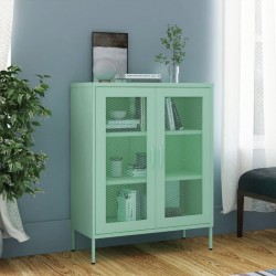 Sonata H Шкаф за съхранение, мента, 80х35х101,5 см, стомана - Dulapuri