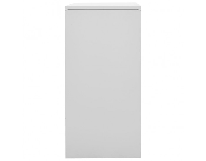 Sonata H Заключващ се шкаф, светлосиво и червено, 90x45x92,5 см, стомана