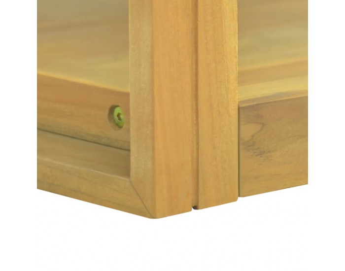 Sonata H Стенен шкаф за баня, 90x45x35 см, тиково дърво масив