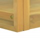 Sonata H Стенен шкаф за баня, 90x45x35 см, тиково дърво масив