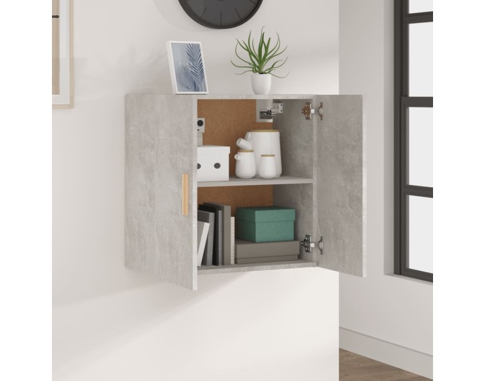 Sonata Dulap de perete, gri beton, 60x30x60 cm, lemn prelucrat