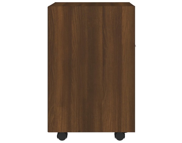 Sonata Dulap lateral cu roți stejar maro 33x38x60 cm lemn prelucrat