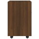 Sonata Dulap lateral cu roți stejar maro 33x38x60 cm lemn prelucrat