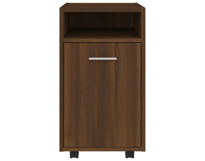 Sonata Dulap lateral cu roți stejar maro 33x38x60 cm lemn prelucrat