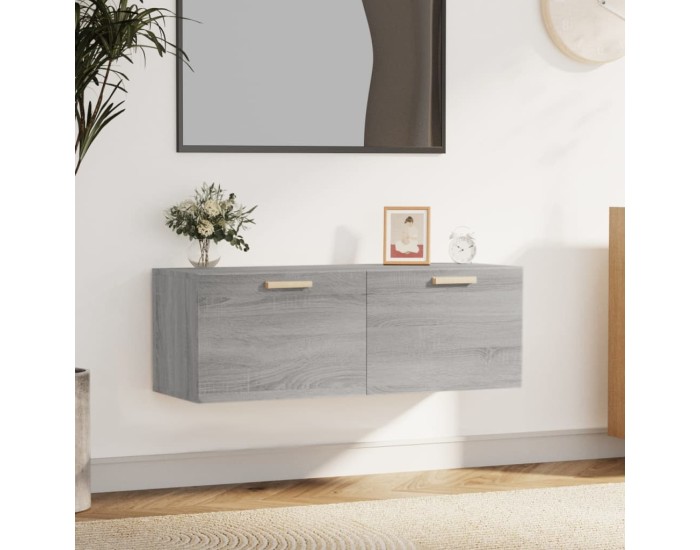 Sonata Dulap de perete, gri sonoma, 100x36,5x35 cm, lemn prelucrat
