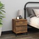 Sonata H Нощни шкафчета 2 бр опушен дъб 40x35x50 см