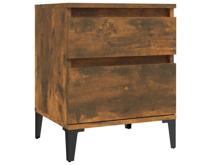 Sonata H Нощни шкафчета 2 бр опушен дъб 40x35x50 см