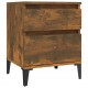Sonata H Нощни шкафчета 2 бр опушен дъб 40x35x50 см