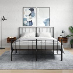 Sonata H Нощни шкафчета за стенен монтаж, 2 бр, опушен дъб, 35x35x20 см - Dulapuri