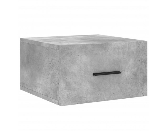 Sonata H Нощни шкафчета за стенен монтаж 2 бр бетонно сиви 35x35x20 см