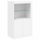 Sonata Dulap lateral cu lumini LED, alb, lemn prelucrat