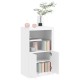 Sonata Dulap lateral cu lumini LED, alb, lemn prelucrat