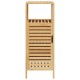 Sonata Dulap de baie cu raft, 36x33x87 cm, bambus