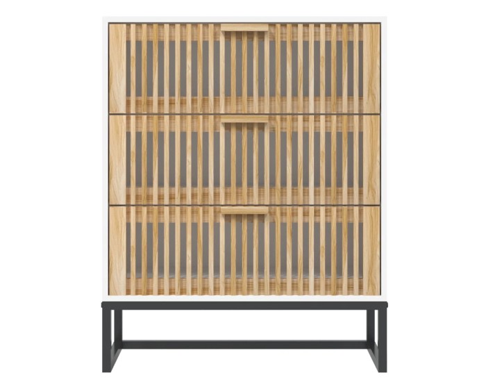 Sonata Dulap, alb, 60x30x75 cm, lemn prelucrat