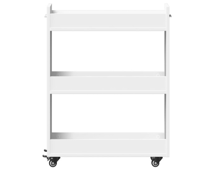 Sonata Dulap cu roți, alb, 60x22x79 cm, lemn prelucrat