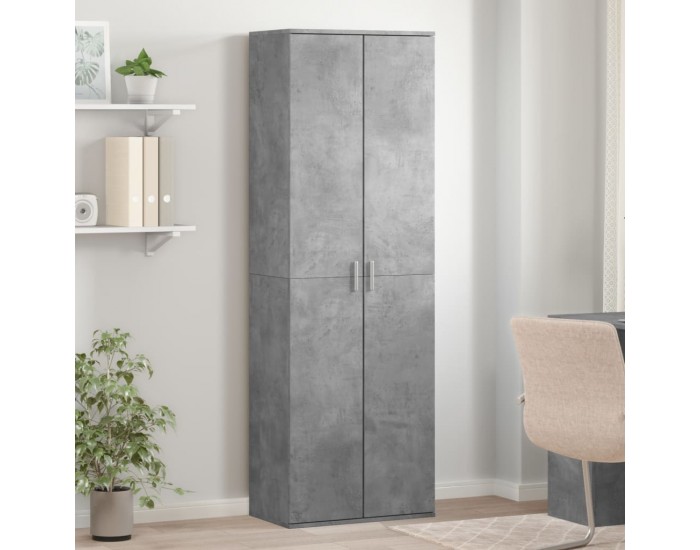 Sonata H Висок шкаф, бетонно сив, 60x35x180 см, инженерно дърво