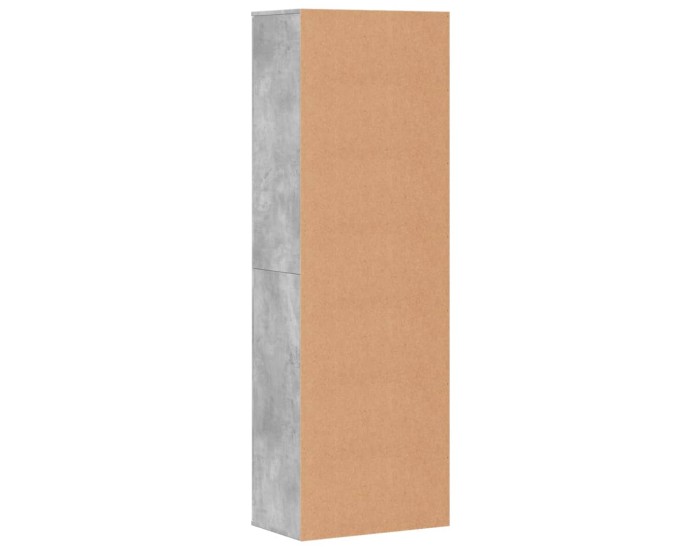Sonata Dulap înalt, gri beton, 60x35x180 cm, lemn prelucrat