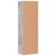 Sonata Dulap înalt, gri beton, 60x35x180 cm, lemn prelucrat