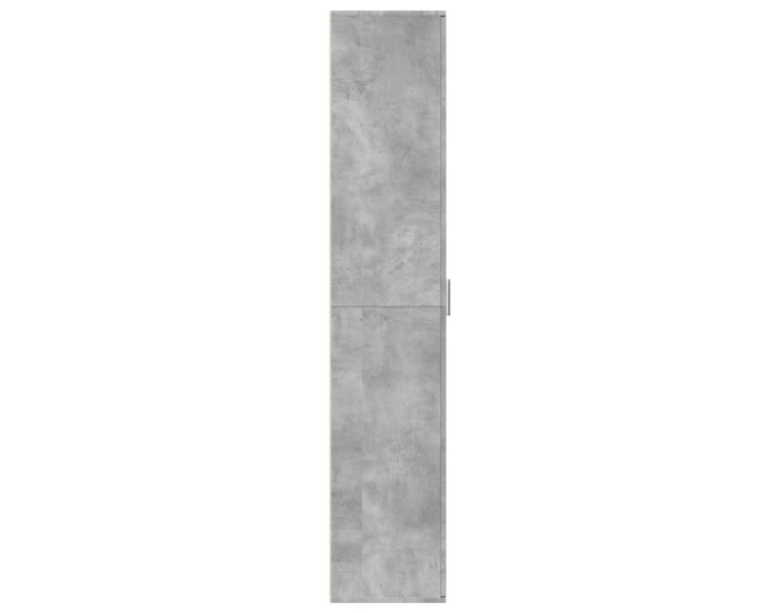 Sonata Dulap înalt, gri beton, 60x35x180 cm, lemn prelucrat