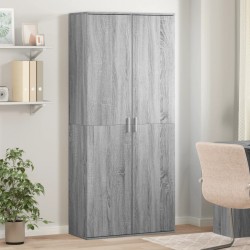 Sonata H Висок шкаф, сив сонома, 80x35x180 см, инженерно дърво - Dulapuri