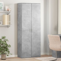 Sonata H Висок шкаф, бетонно сив, 70x35x180 см, инженерно дърво - Dulapuri