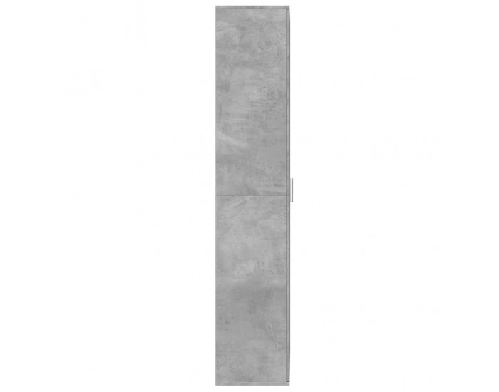 Sonata H Висок шкаф, бетонно сив, 70x35x180 см, инженерно дърво