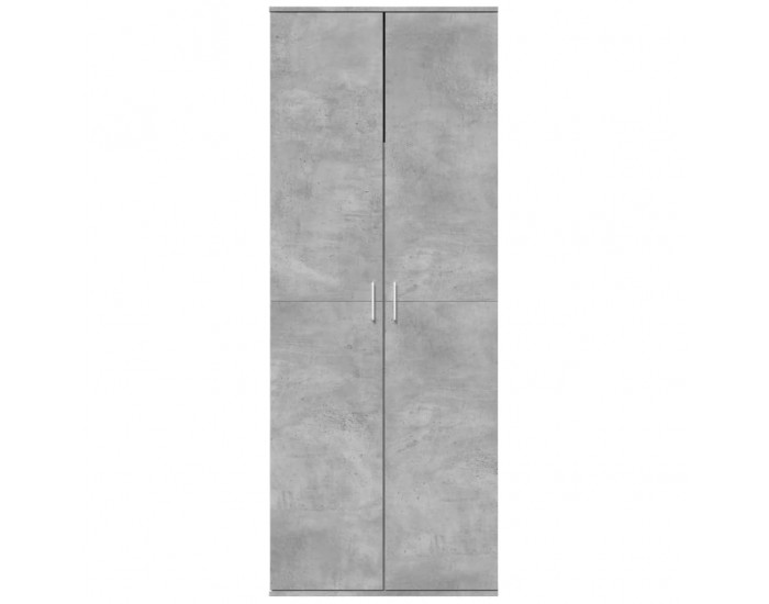 Sonata H Висок шкаф, бетонно сив, 70x35x180 см, инженерно дърво