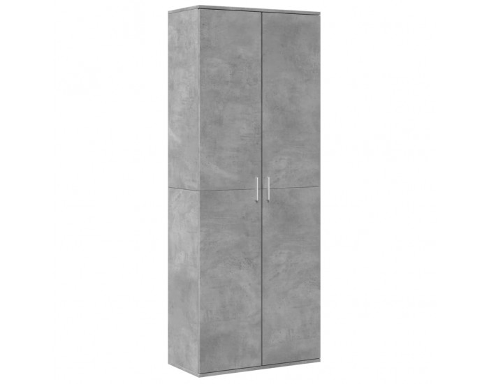 Sonata H Висок шкаф, бетонно сив, 70x35x180 см, инженерно дърво