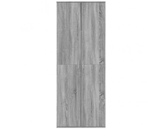 Sonata H Висок шкаф, сив сонома, 70x35x180 см, инженерно дърво
