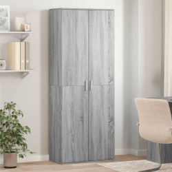 Sonata H Висок шкаф, сив сонома, 70x35x180 см, инженерно дърво - Dulapuri