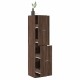 Sonata H Шкаф органайзер, кафяв дъб, 40x41x174,5 см, инженерно дърво